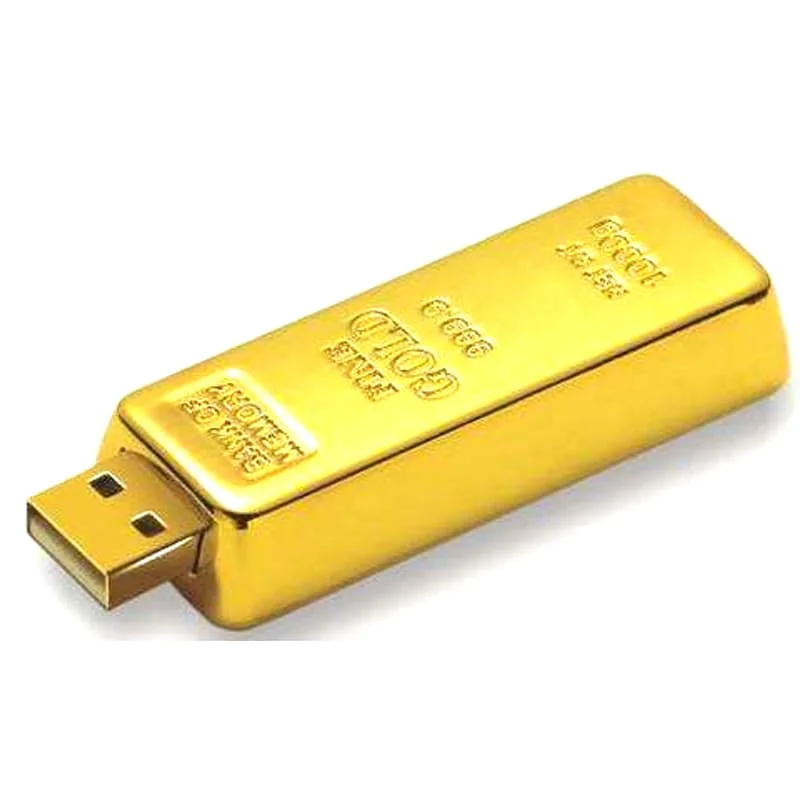 Gold Bar USB Flash Drive